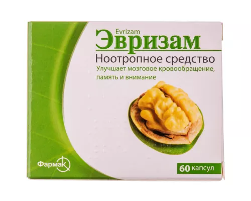 Еврізам, капсули, 400 мг/25 мг, №60 | интернет-аптека Farmaco.ua