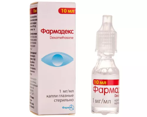 Фармадекс, капли глазные, 10 мл, 0.1% | интернет-аптека Farmaco.ua