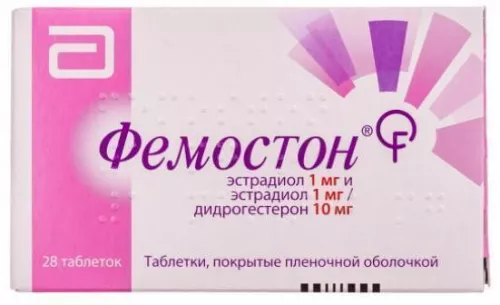 Фемостон®, таблетки вкриті оболонкою, 1 мг/10 мг, №28 | интернет-аптека Farmaco.ua