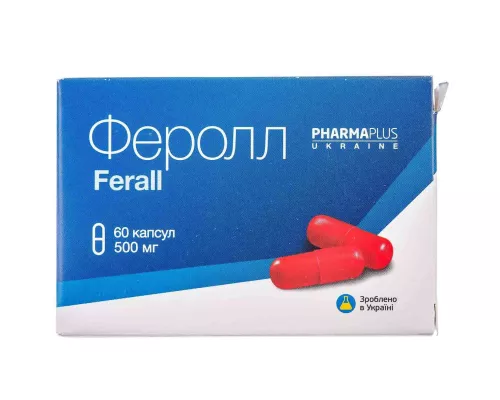 Феролл, капсули, №60 (10х6) | интернет-аптека Farmaco.ua