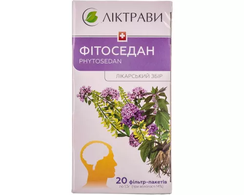 Фітоседан, збір, пакет 1.5 г, №20 | интернет-аптека Farmaco.ua