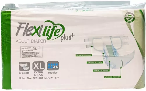 Flexi Life Plus, підгузки для дорослих, розмір XL, №30 | интернет-аптека Farmaco.ua