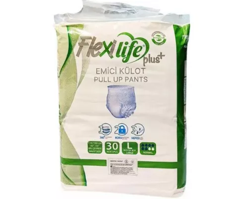 Flexi Life Plus, підгузки-труси для дорослих, розмір L, №30 | интернет-аптека Farmaco.ua