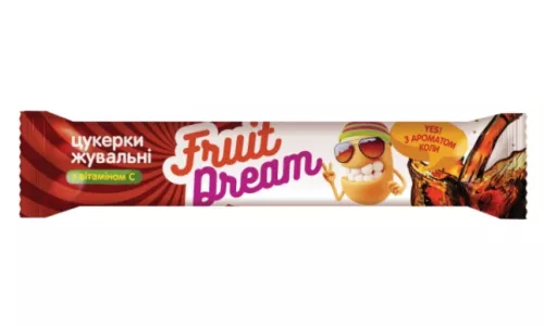 Fruit Dream, конфеты жевательные с ароматом колы + витамин С, 15 г | интернет-аптека Farmaco.ua