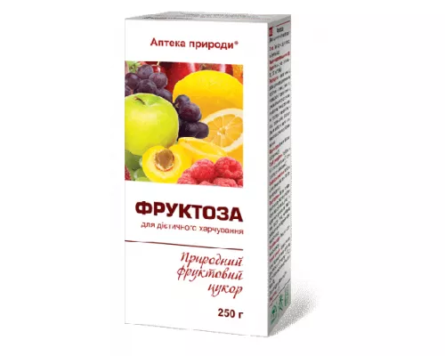 Фруктоза, порошок для диетического питания, 250 г | интернет-аптека Farmaco.ua