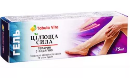 Цілюща сила Гепарин з бодягою, гель, 75 мл | интернет-аптека Farmaco.ua