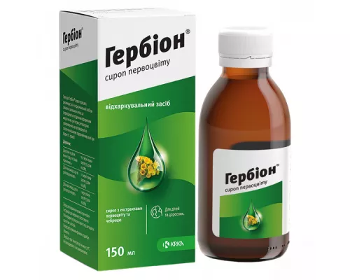 Гербіон®, сироп первоцвіту, флакон 150 мл | интернет-аптека Farmaco.ua