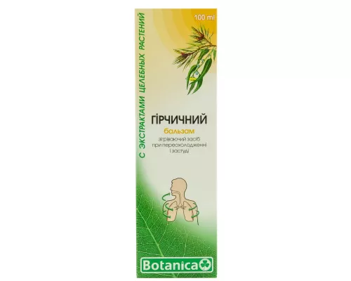 Гірчичний бальзам з екстрактом целющих трав, 100 мл | интернет-аптека Farmaco.ua