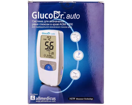 GlucoDr. Auto A AGM-4000, глюкометр | интернет-аптека Farmaco.ua