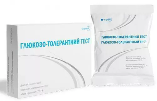 Глюкозо-толерантный тест, 75.75 г, №1 | интернет-аптека Farmaco.ua