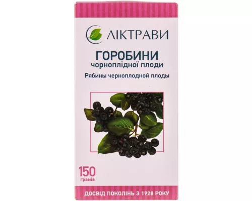 Рябины черноплодной плоды, пачка 150 г | интернет-аптека Farmaco.ua