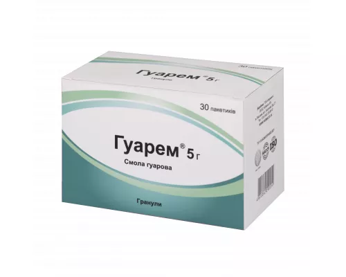 Гуарем®, гранули, пакет-саше 5 г, №30 | интернет-аптека Farmaco.ua
