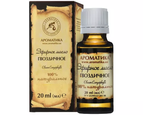 Гвоздичное эфирное масло, 20 мл | интернет-аптека Farmaco.ua