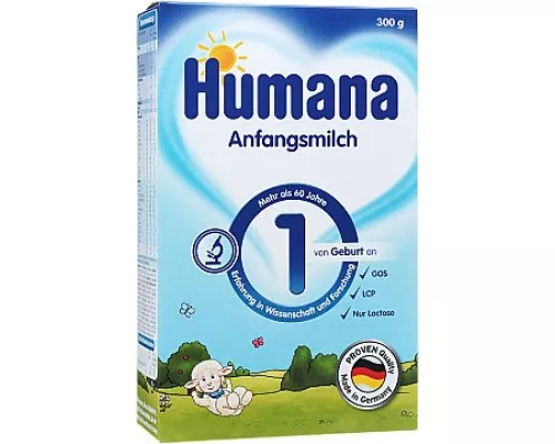 Хумана 1, смесь сухая молочная, 300 г | интернет-аптека Farmaco.ua