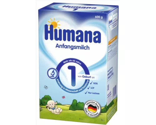 Хумана 1, суміш суха молочна, 600 г | интернет-аптека Farmaco.ua
