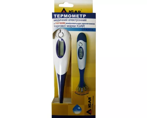 Igar DT-K111A, термометр медицинский электронный, с гибким наконечником | интернет-аптека Farmaco.ua