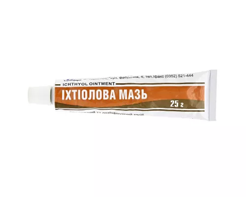 Ихтиоловая мазь, туба 25 г, 10% | интернет-аптека Farmaco.ua