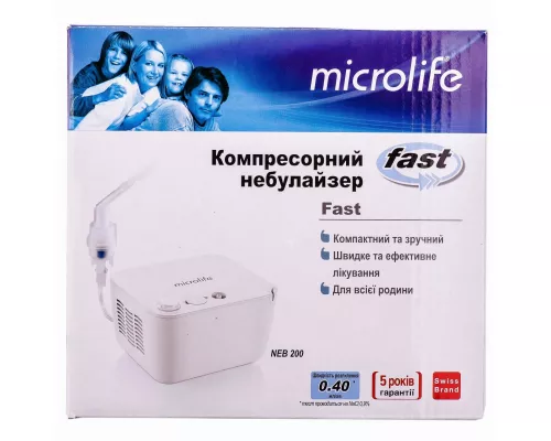 Ингалятор Microlife NEB 200, компрессорный | интернет-аптека Farmaco.ua