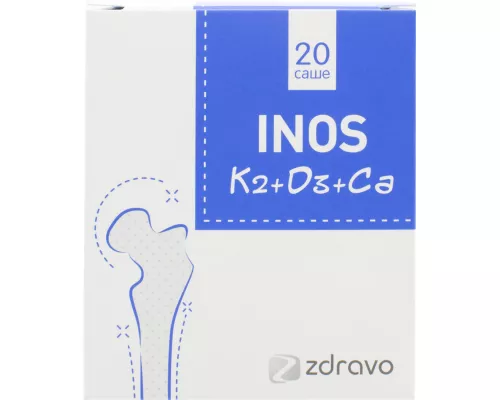 Инос K2+D3+CA, саше, №20 | интернет-аптека Farmaco.ua
