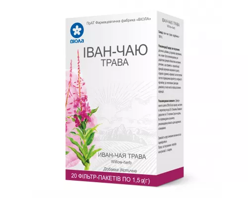 Иван-чай, фиточай, фильтр-пакеты 1.5 г, №20 | интернет-аптека Farmaco.ua