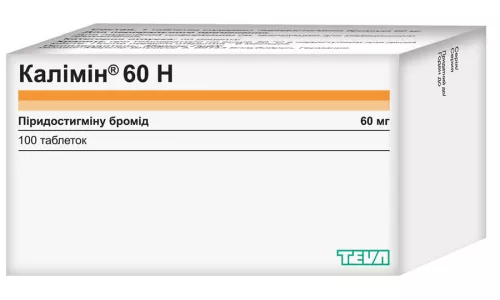 Калімін 60 Н, таблетки, 60 мг, №100 | интернет-аптека Farmaco.ua