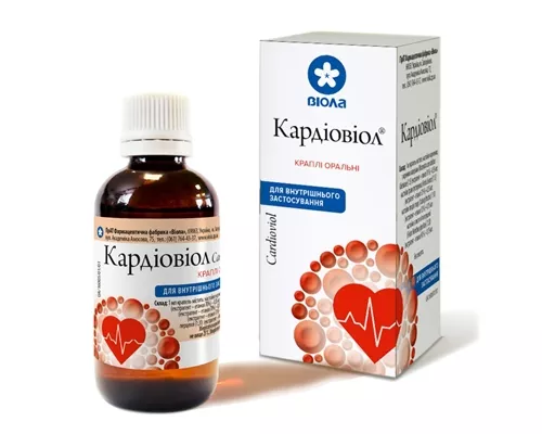Кардиовиол фитокардиопрепарат, флакон в упаковке, 100 мл | интернет-аптека Farmaco.ua