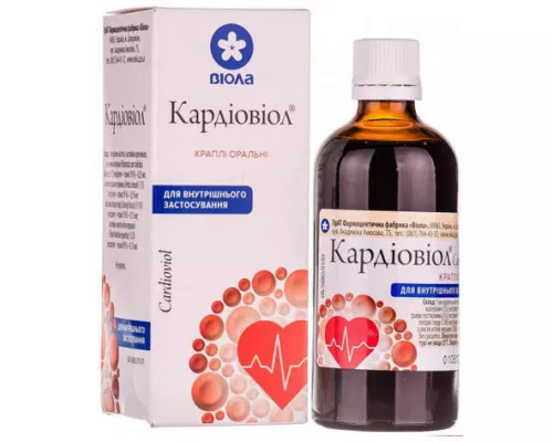 Кардиовиол фитокардиопрепарат, флакон в упаковке, 50 мл | интернет-аптека Farmaco.ua