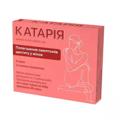 Катария, гранулы 4 г/5.6 г, саше, №6 изображение №2 | интернет-аптека Farmaco.ua