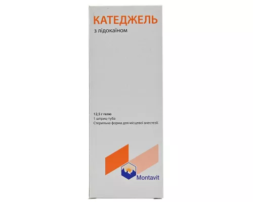Катеджель с лидокаином, гель, 12.5 г, №1 | интернет-аптека Farmaco.ua