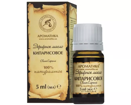 Кипарисовое эфирное масло, 5 мл | интернет-аптека Farmaco.ua