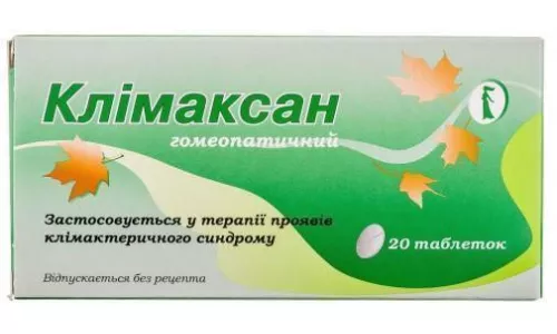 Клімаксан, таблетки, №20 | интернет-аптека Farmaco.ua