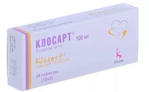 Клосарт®, таблетки вкриті оболонкою, 100 мг, №30 | интернет-аптека Farmaco.ua