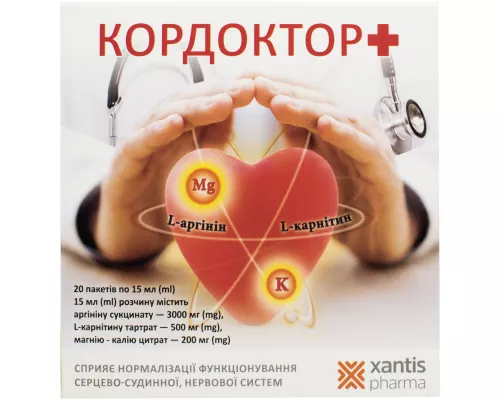 Кордоктор+, розчин, пакет 15 мл, №20 | интернет-аптека Farmaco.ua