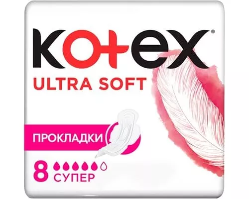 Kotex Ultra Soft, прокладки гігієнічні, №8 | интернет-аптека Farmaco.ua