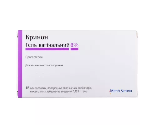 Кринон, гель вагінальний, 8%, №15 | интернет-аптека Farmaco.ua