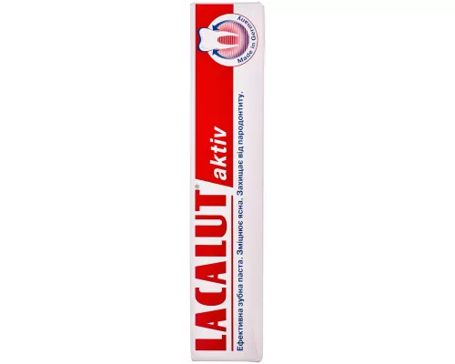 Lacalut Aktiv, паста зубна, 75 мл | интернет-аптека Farmaco.ua