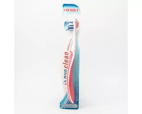 Лакалут Дуо Клін, зубна щітка з функцією очищення язика | интернет-аптека Farmaco.ua