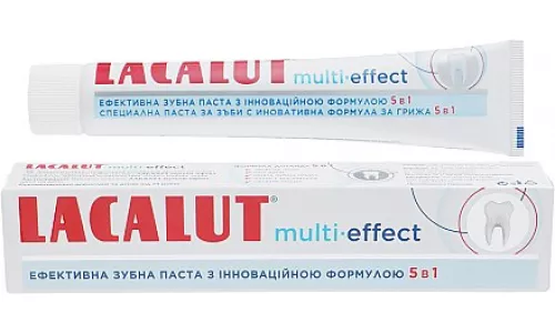 Lacalut Multi-Effect Plus, паста зубная, 75 мл | интернет-аптека Farmaco.ua