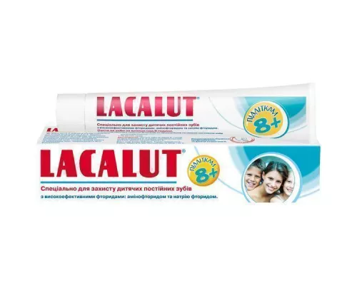 Lacalut, паста зубная, для подростков, 8 лет +, 50 мл | интернет-аптека Farmaco.ua