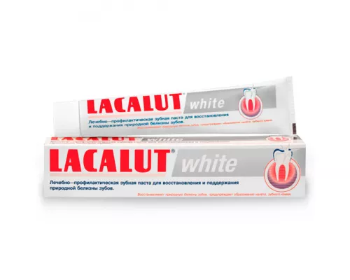 Lacalut White, паста зубная, 75 мл | интернет-аптека Farmaco.ua