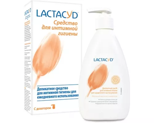 Лактацид, средство для ежедневной интимной гигиены, флакон с дозатором 400 мл | интернет-аптека Farmaco.ua