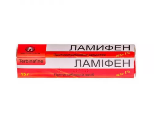 Ламифен, гель, туба 15 г, 1% | интернет-аптека Farmaco.ua