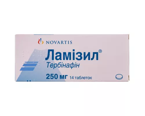Ламизил®, таблетки, 250 мг, №14 | интернет-аптека Farmaco.ua