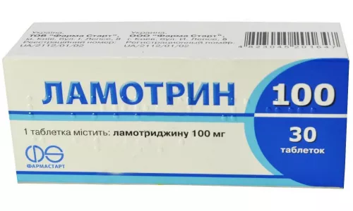 Ламотрин 100, таблетки, 100 мг, №30 (3х10) | интернет-аптека Farmaco.ua