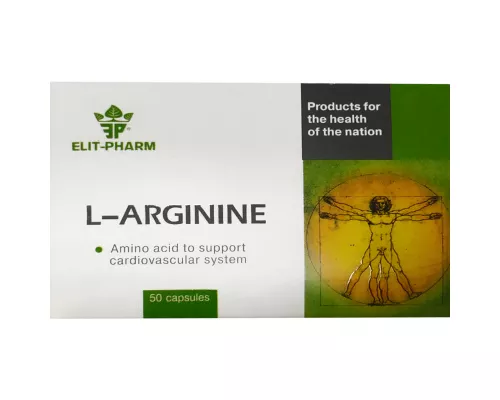 L-Аргинин Elit-Pharm, капсулы, №50 | Farmaco.ua L-Аргинин Elit-Pharm, капсулы, №50 | интернет-аптека Farmaco.ua