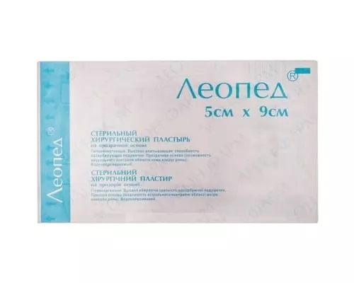Леопед, пластир, хірургічний, стерильний, прозора основа, 5 см х 9 см, №1 | интернет-аптека Farmaco.ua