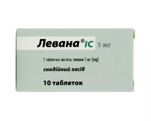 Левана ІС, таблетки, 0.001 г, №10 | интернет-аптека Farmaco.ua