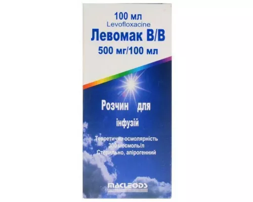 Левомак, раствор для инфузий, контейнер 100 мл, 500 мг, №1 | интернет-аптека Farmaco.ua