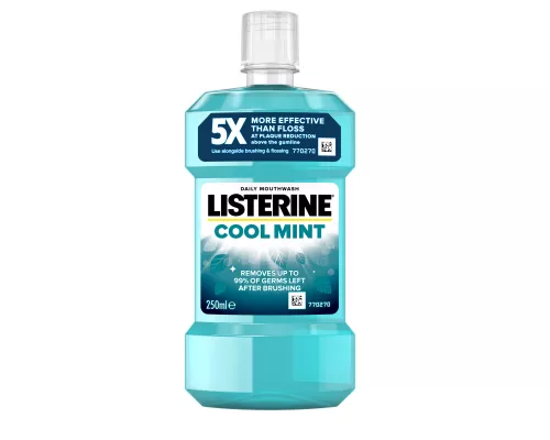 Listerine Свіжа М'ята, ополіскувач для ротової порожнини, 250 мл | интернет-аптека Farmaco.ua