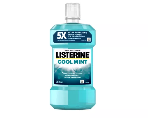 Listerine Свіжа М'ята, ополіскувач для ротової порожнини, 500 мл | интернет-аптека Farmaco.ua